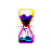 vaporwave hourglass.cur Preview