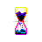 vaporwave hourglass.cur