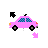 Pink car diagonal2.ani Preview