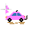 Pink car loading.ani Preview