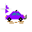 Purple car loading.ani Preview