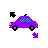 Purple car diagonal1.ani Preview
