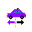 Purple car horizontal.ani Preview