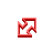 Flashing Neon Red and White Diagonal Resize 2.ani Preview