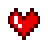 shaded pixel heart.cur