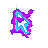Fire_Electric Magenta-Blue Normal Cursor.ani Preview