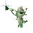 Frog jumping.cur Preview