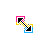 pansexual Diagonal Resize 1.cur Preview