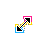 pansexual Diagonal Resize 2.cur Preview