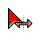 Watermelon TOTM 2023 -Horizontal resize.cur Preview