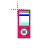 Pink iPod .cur Preview