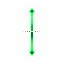 Energetic green vertical resize.cur HD version