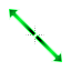Energetic green diagnoal resize 1.cur HD version