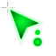 Energetic green person.cur HD version