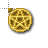 Gold pentacle cursor.cur