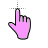 Purple link select hand.cur