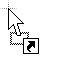 Drag Shortcut.cur HD version