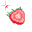 decent strawberry.cur