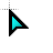 cyan blue gaming cursor.cur