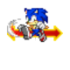 Sonic Horizontal.ani 200% version