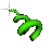 Green Cork Screw Animated Cursor.ani Preview