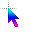 neon cyan to pink-cursor.cur Preview