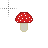 Amanita muscaria mushroom- cursor.cur Preview