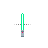 Lightsaber Green Text Select.ani Preview