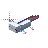 Cyan Minecraft Axolotl.cur Preview