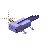 Purple Minecraft Axolotl.cur Preview