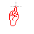 red hand omori.cur Preview