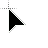 Black mouse cursor.cur Preview