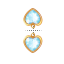 Vertical crystal hearts.ani HD version