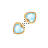Diagonal 2 crystal hearts.ani Preview