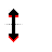 Rainbow Cursor - Vertical Resize.ani Preview