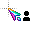 Rainbow Cursor - Person Select.ani Preview