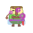 Cadin pixel animated load in background.ani Preview