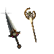 DAGGER WITH STAFF.ani 200% version