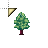plant tree cursor.bmp.cur Preview