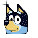 Bluey Bandit Heeler.cur 200% version