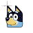 Bluey Bandit Heeler.cur Preview
