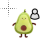Avocado Creepy.cur Preview