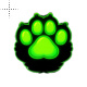 Green Protogen Paw Cursor Fixed.cur 200% version
