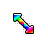 RainBow Diagonal Resize 1.ani Preview