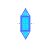 Blue Glass Vertical Resize.cur Preview
