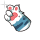 Cute Cat Paw Animated--cursor--SweezyCursors.cur 200% version