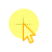 Yellow Transparent Circle.cur Preview