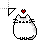 white pusheen-Pusheen Normal Select.ani Preview