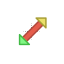 Diagonal2-RWColors.cur HD version