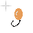 orangey balloon.cur Preview